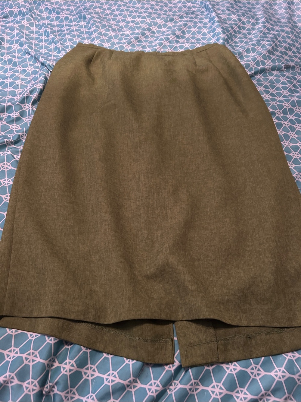 Olive Green Women’s A-Line Skirt